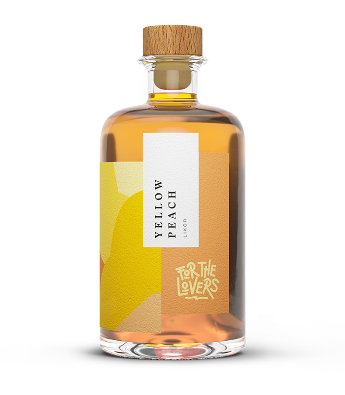 For the lovers yello peach Likör