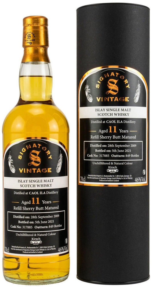 Caol Ila Signatory Vintage 11 Jahre  70 cl