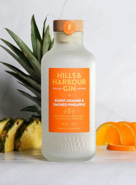 Hills & Harbour  Gin burnt Orange & Smoked Pineapple