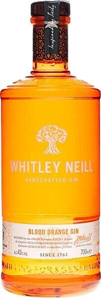 Whitley Neill Blood Orange (Blutorange) Dry Gin (70cl)