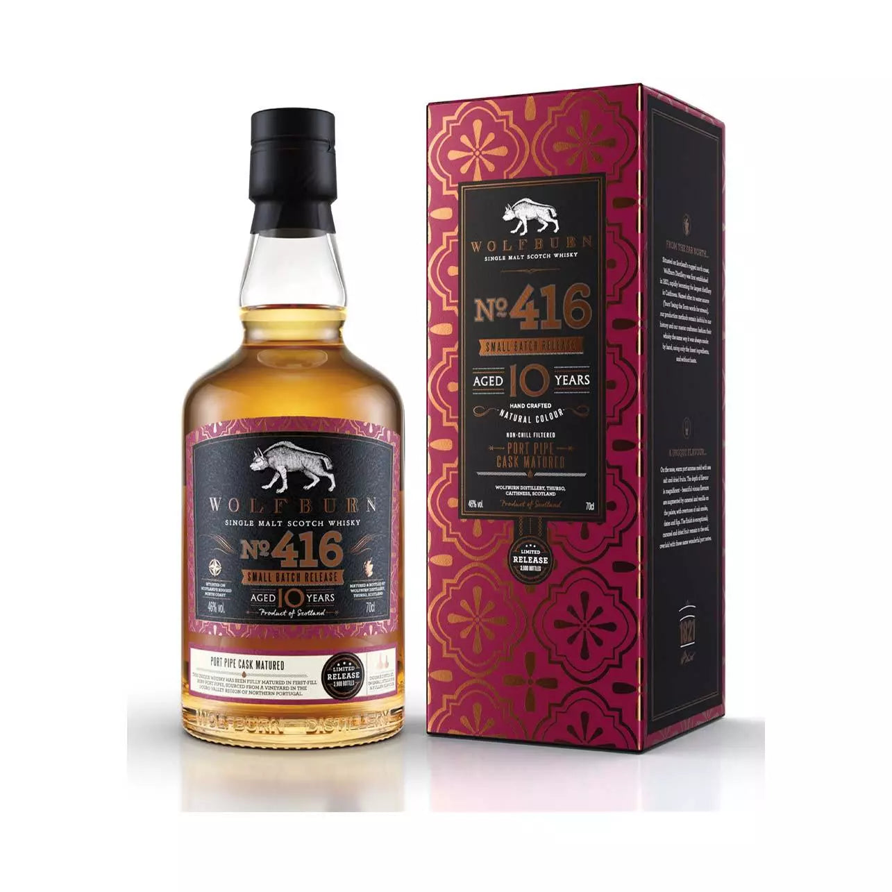 Wolfburn "Batch 416" (Fully Port Cask Matured) 70 cl